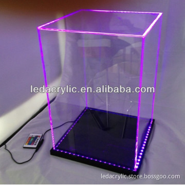 LED illuminated acrylic display box